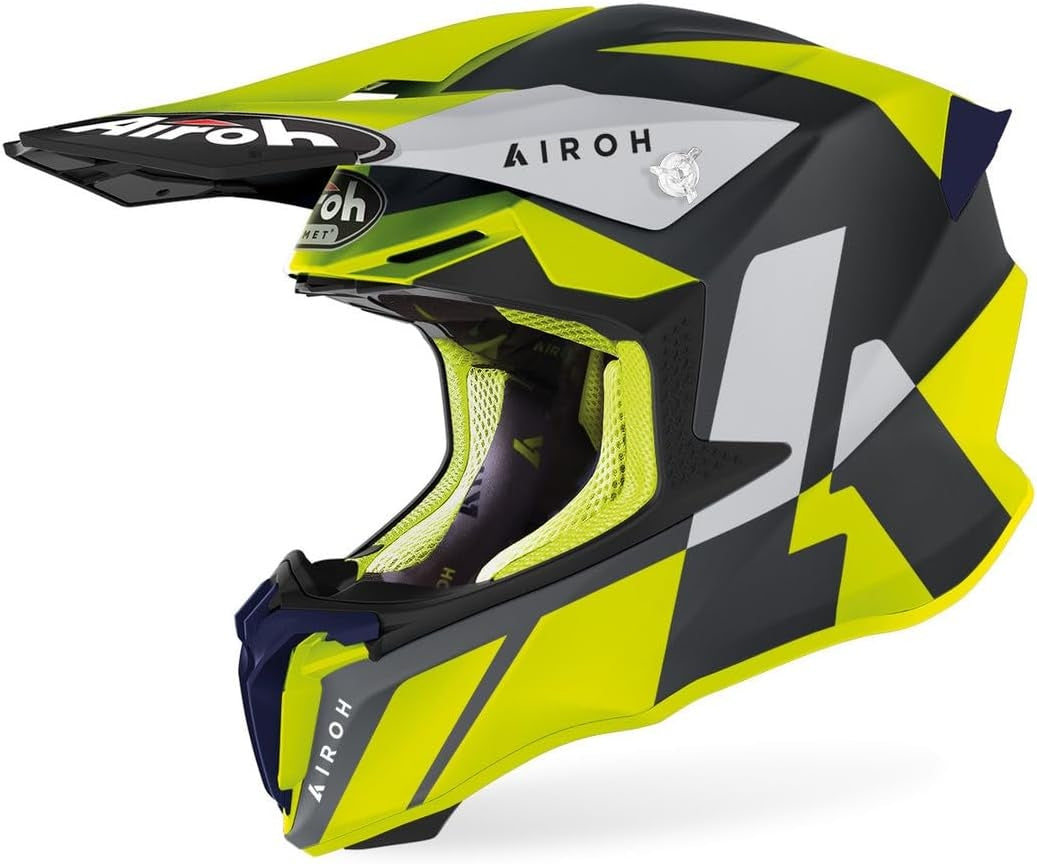 AIROH - CASCOS TWIST 2.0 LIFT YELLOW/BLUE MATT