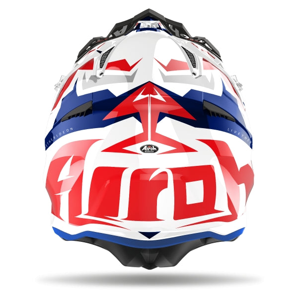 AIROH - CASCOS AVIATOR ACE SWOOP RED/BLUE GLOSS