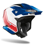 AIROH - CASCOS TRR S KEEN BLUE/RED GLOSS