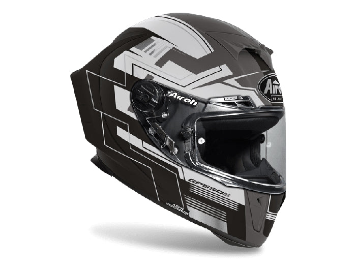 AIROH - CASCOS GP550 S CHALLENGE BLACK MATT