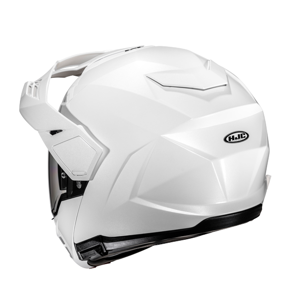 HJC I80 Motorcycle hull with folding front, pearly white color – 4 – Maximomoto PT