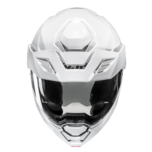 HJC I80 Motorcycle hull with folding front, pearly white color – 3 – Maximomoto PT