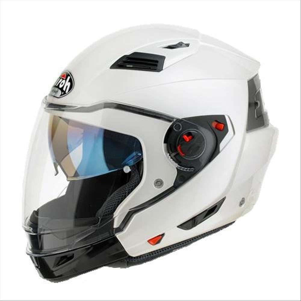 AIROH - CASCOS EXECUTIVE COLOR WHITE GLOSS – 1 – Maximomoto PT