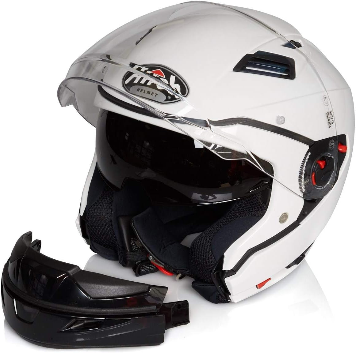 AIROH - CASCOS EXECUTIVE COLOR WHITE GLOSS – 2 – Maximomoto PT