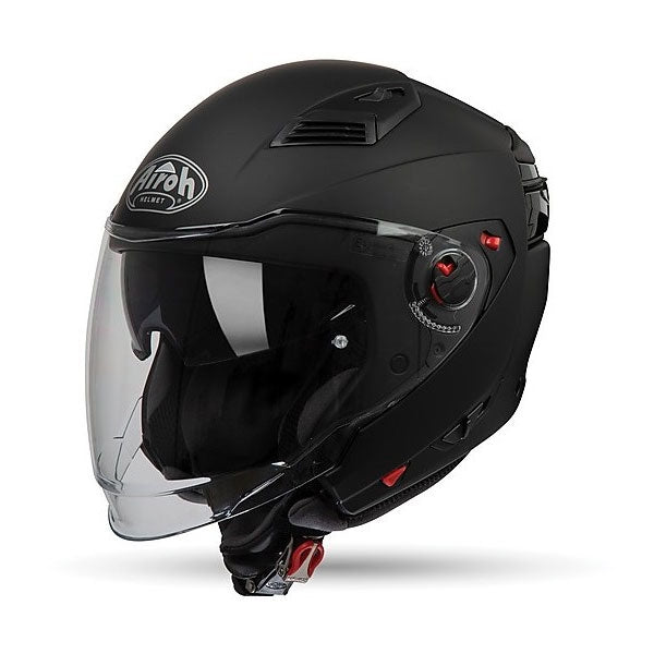 AIROH - CASCOS EXECUTIVE COLOR BLACK MATT – 2 – Maximomoto PT