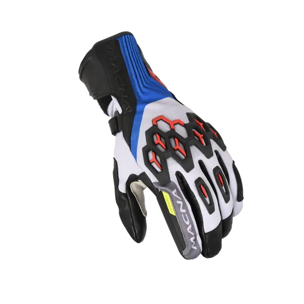 MACNA BRAWLER RTX MOTORCYCLE GLOVES WHITE RED BLUE – 1 – Maximomoto PT