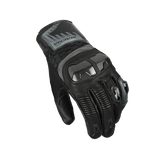 MACNA CHIZA MULHER MOTOCICLETA COURO LUVAS PRETAS