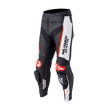 MUGENRACE LP-MNR-1915 RBRS-1 Moto Couro Calcas Preto Branco Vermelho
