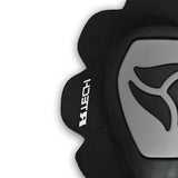 R-TECH RODILLA Knee Slider Moto Protector Preto Cinza