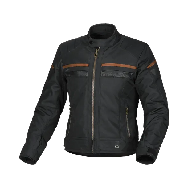 Macna Oryon mujer Chaqueta textil moto Negro