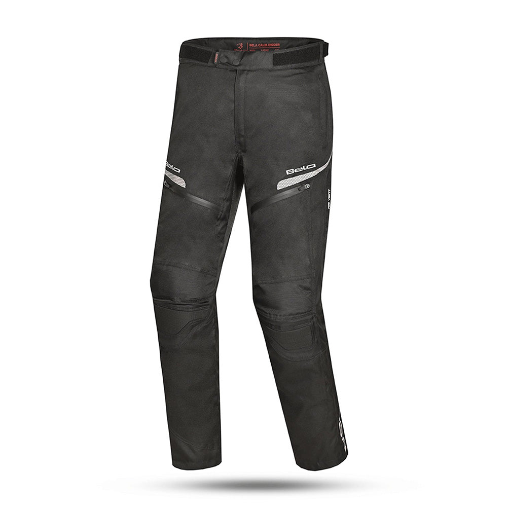 BELA CALM DIGGER Moto Homem Calcas Preto Vermelho 32L