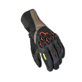 MACNA BRAWLER RTX MOTOCICLETA LUVAS TAUPE PRETO VERMELHO