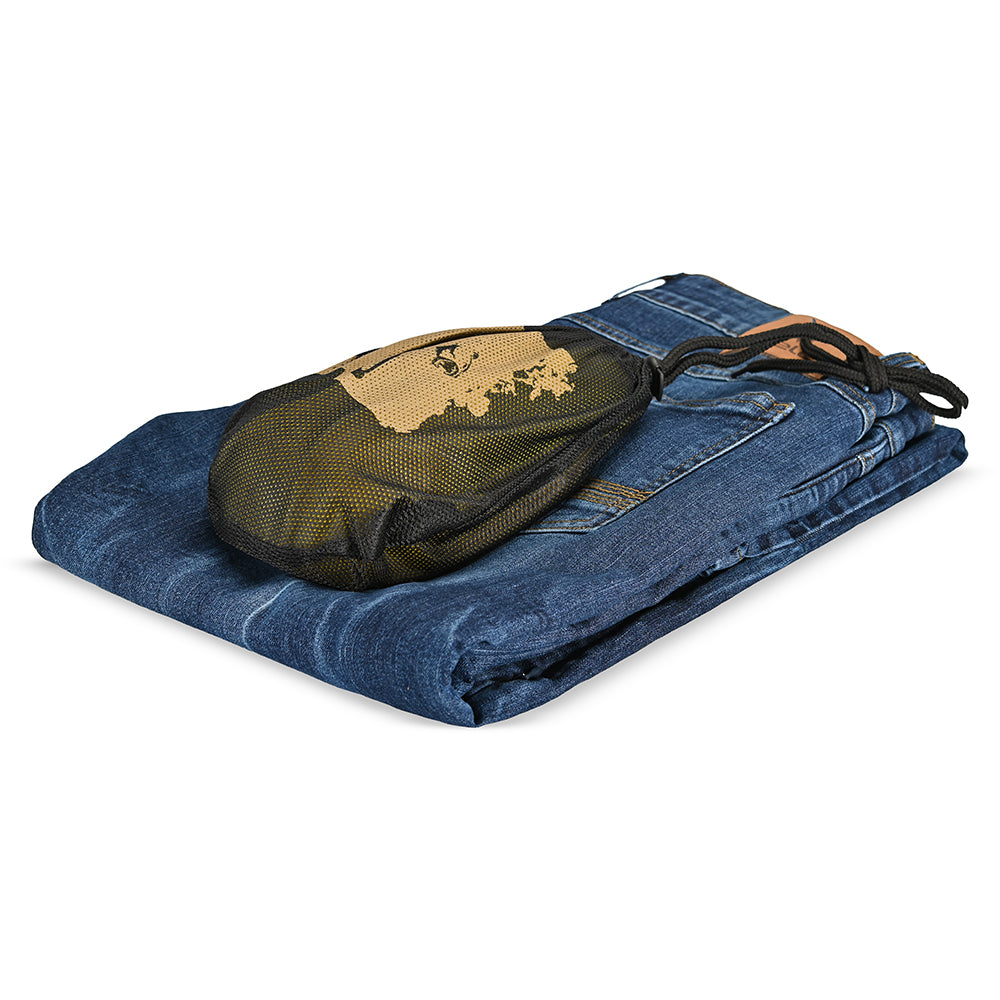 BELA RIO TIE & DY Jeans Moto Calcas Azul 34L