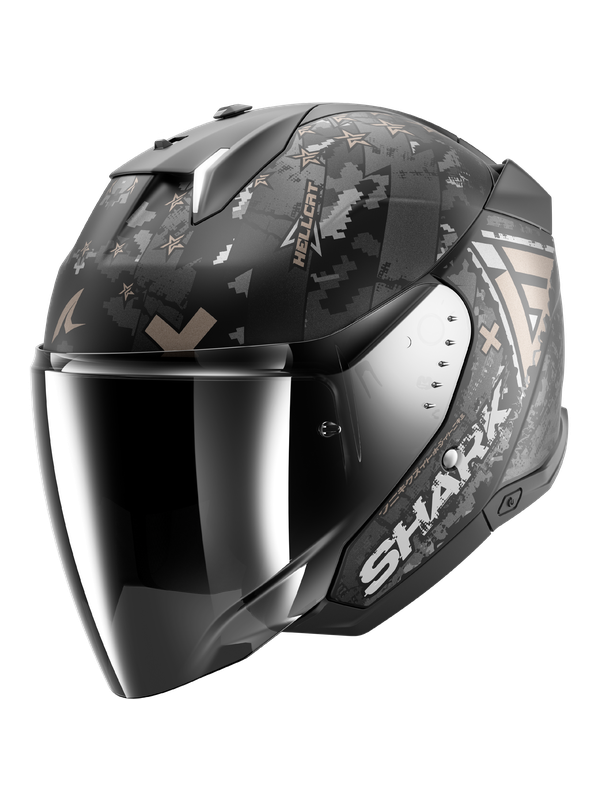 SHARK SKWAL i3 JET Hellcat Hull matte black anthracite chrome – 1 – Maximomoto PT