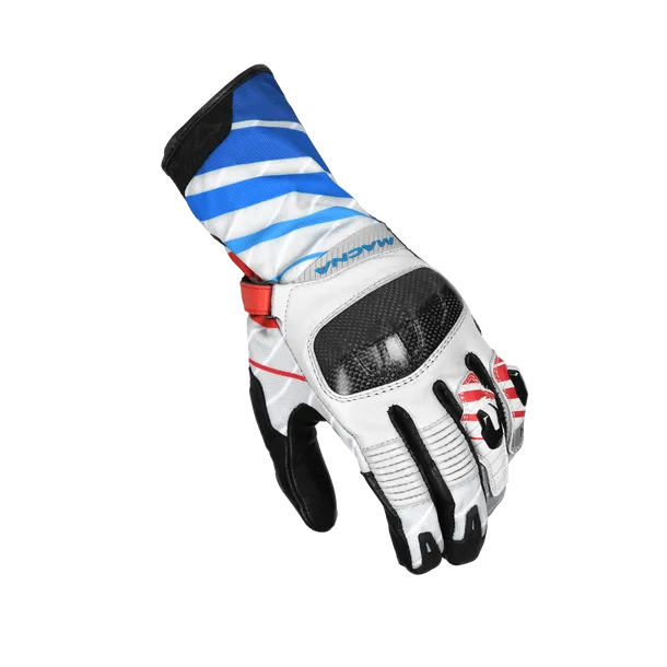MACNA KROWN MEN'S CARBON PROTECTION GLOVES RED WHITE BLUE – 1 – Maximomoto PT