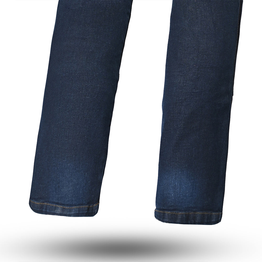 BELA URBAN Denim Jeans Moto Senhora Calcas Oscura Azul