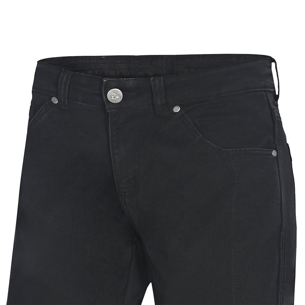 LINDA Cowboy Stroke Pants 30" Inseam Black Denim – 3 – Maximomoto PT