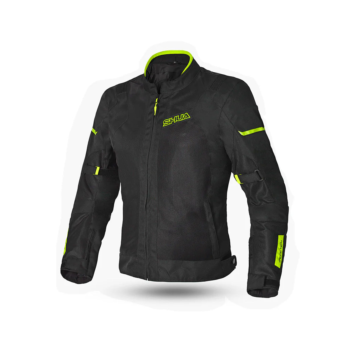 SHUA GRAVITY MESH Moto Senhora Textil Casacos Preto Fluorescente