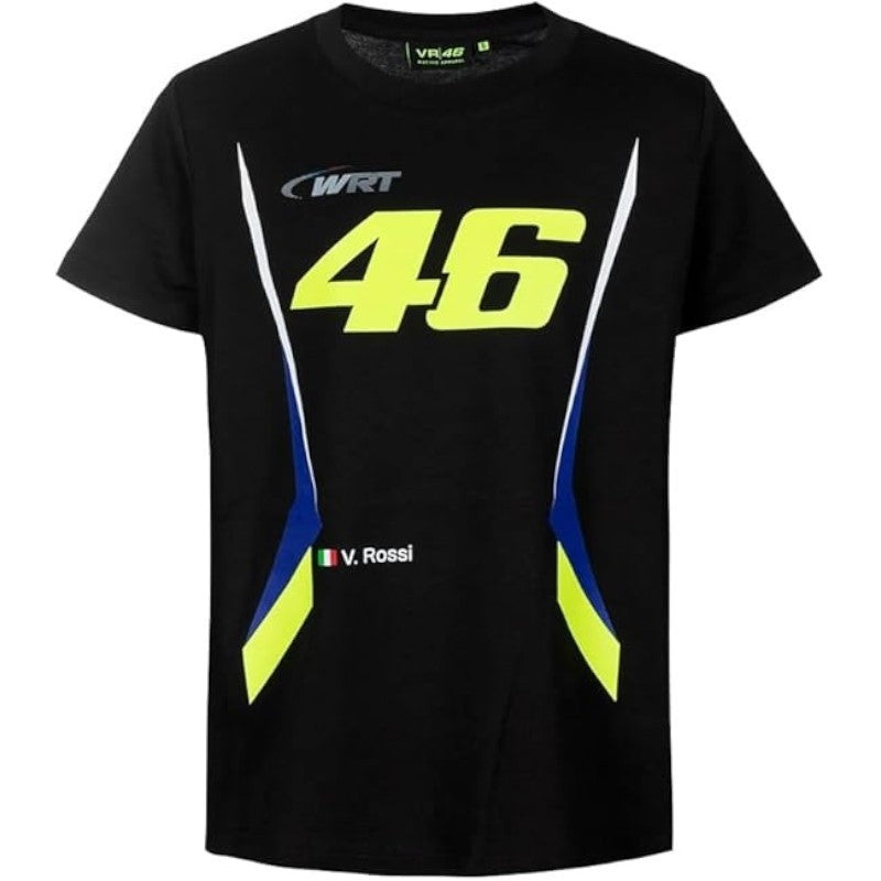 VR46 WRT NIÑOS CAMISETA NEGRO