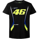 VR46 WRT NIÑOS CAMISETA NEGRO
