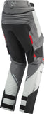 IXON MIDGARD PT L MOTO PANTALONES GRIS NEGRO ROJO