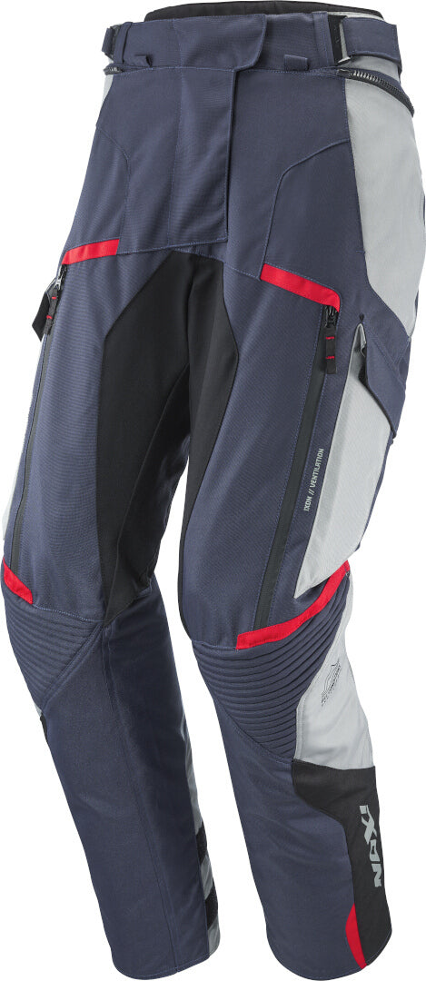 IXON MIDGARD PT L MOTO PANTALONES GREGE AZUL MARINO NEGRO – 1 – Maximomoto PT
