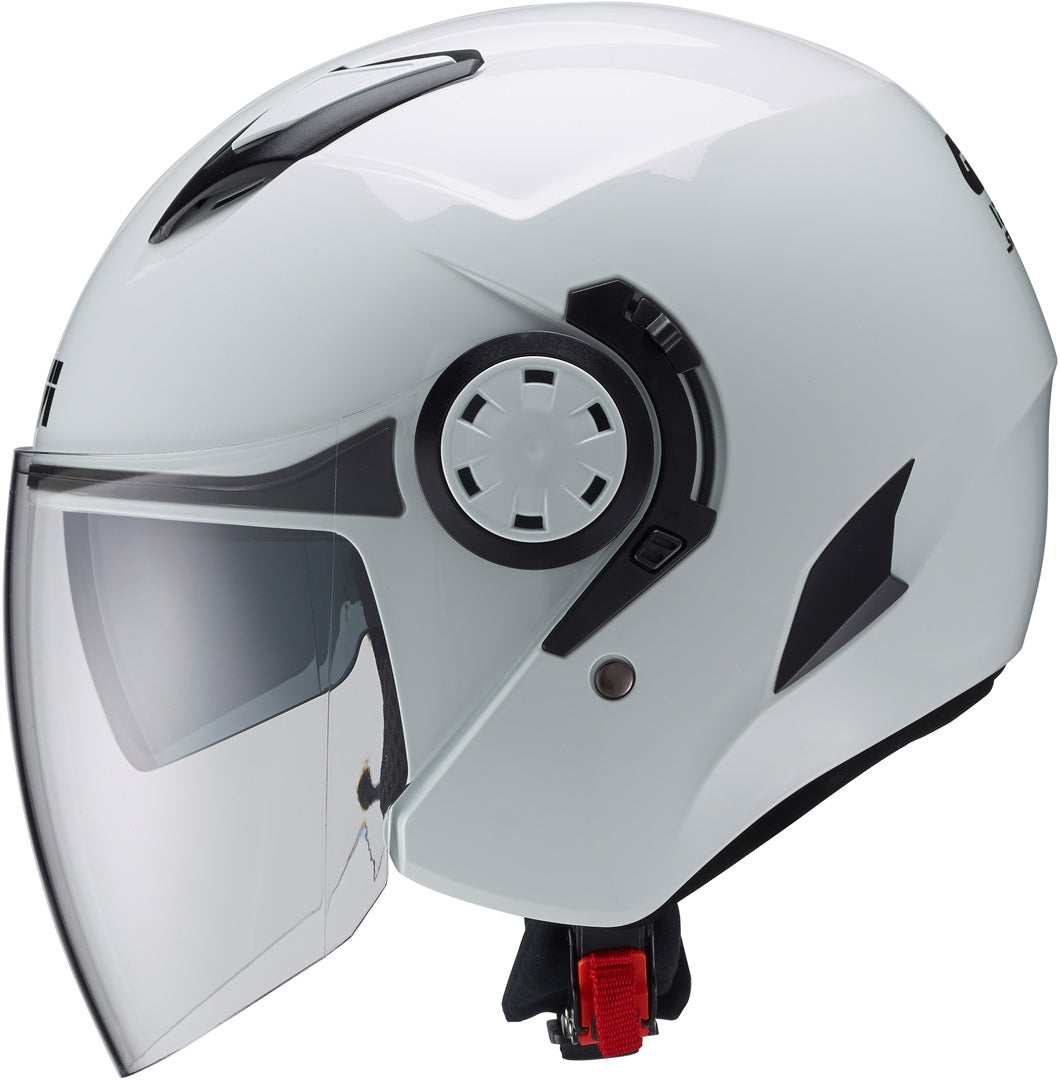 GIVI 12.3 STRATOS Aberto Scooter Jet Capacete Solid Blanco – 3 – Maximomoto PT