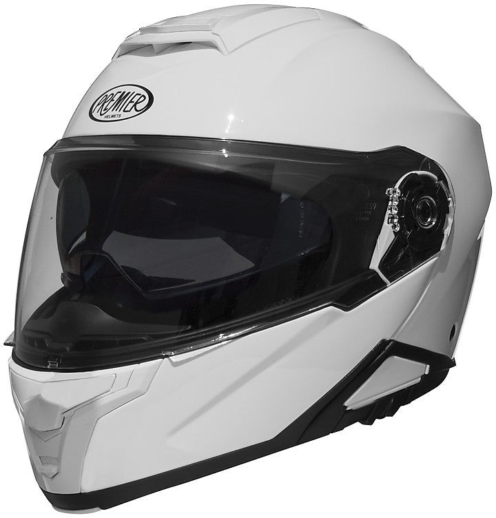PREMIER GENIUS EVO U8 MOTO CAPACETE MODULAR BRANCA ECE 22.06