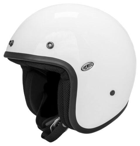 PREMIER CLASSIC U8 MOTO ABERTO CAPACETE BRANCO