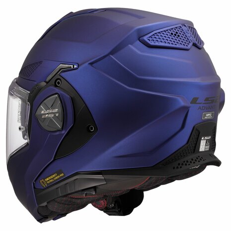 LS2 FF901 ADVANT SOLID CASCO MODULAR DE MOTO MATT NAVY AZUL – 3 – Maximomoto PT