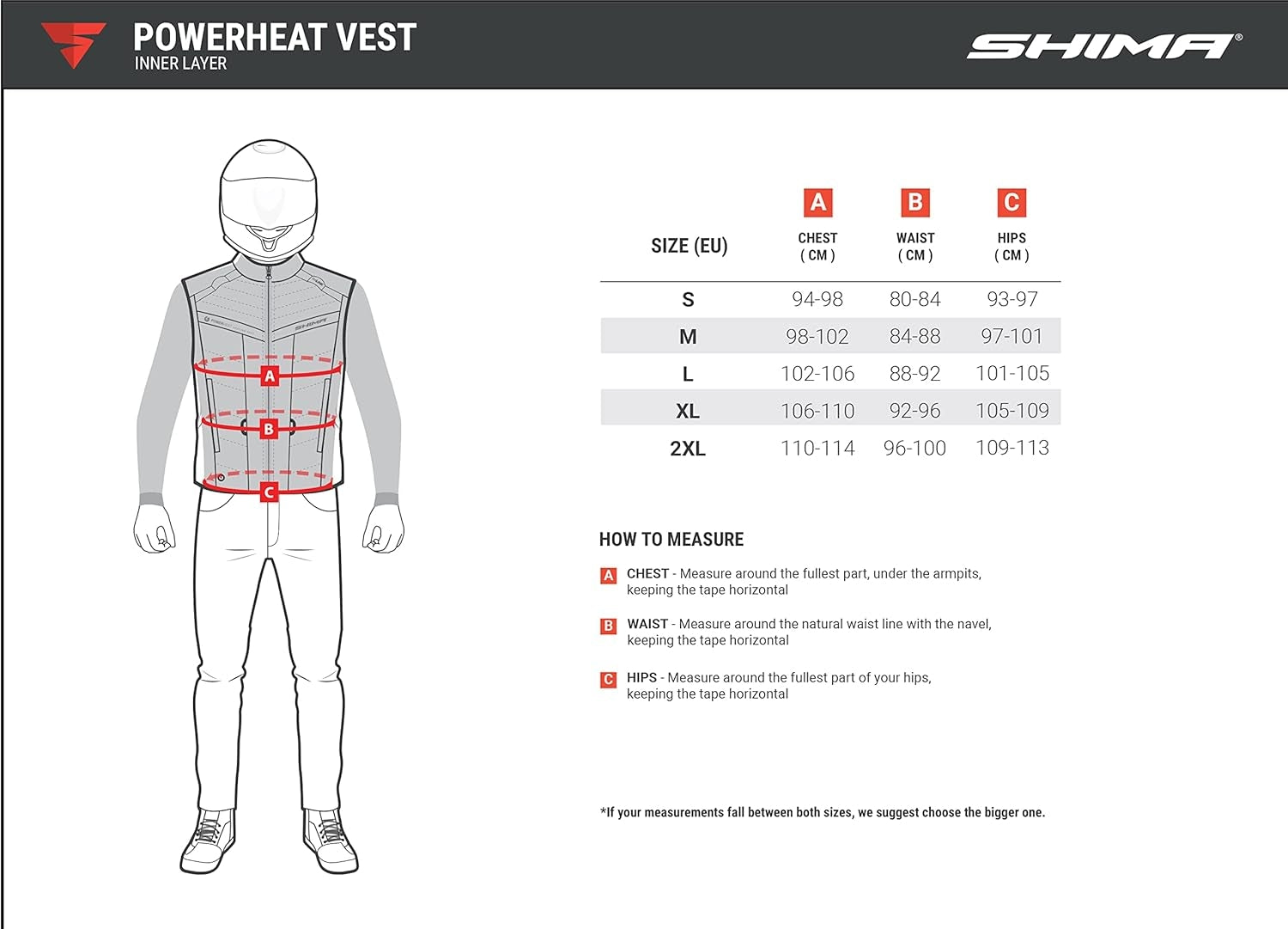 SHIMA POWERHEAT Moto Térmico Colete