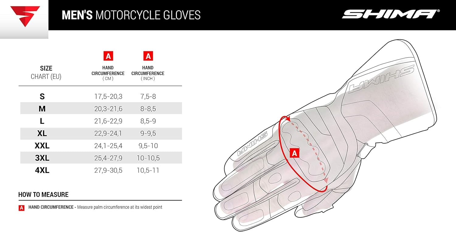 SHIMA BULLET MEN Gloves BLACK – 7 – Maximomoto PT