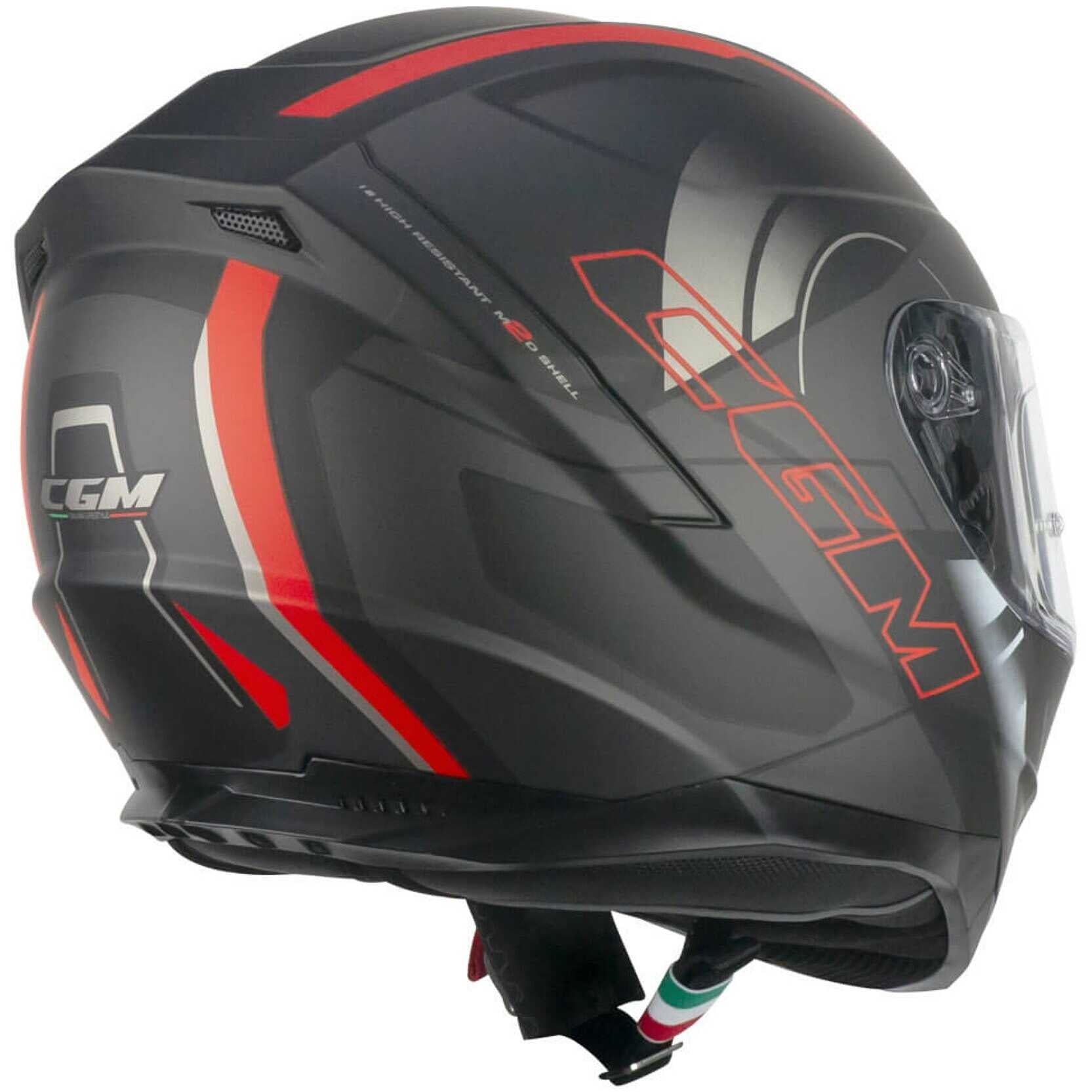 CGM - 321G ATOM SPORT Nero Rosso opaco