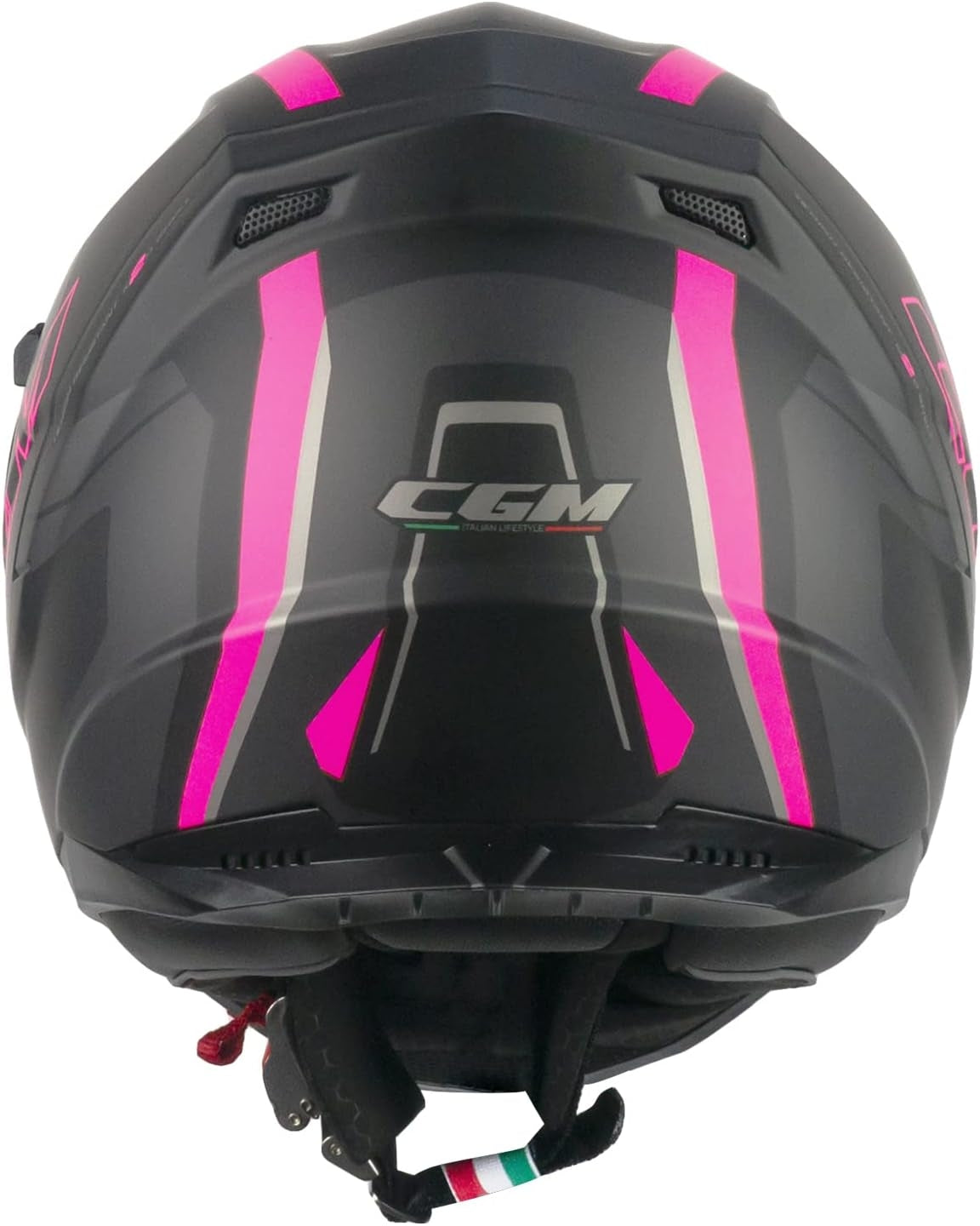 CGM - 321G ATOM SPORT Nero Fucsia fluo opaco