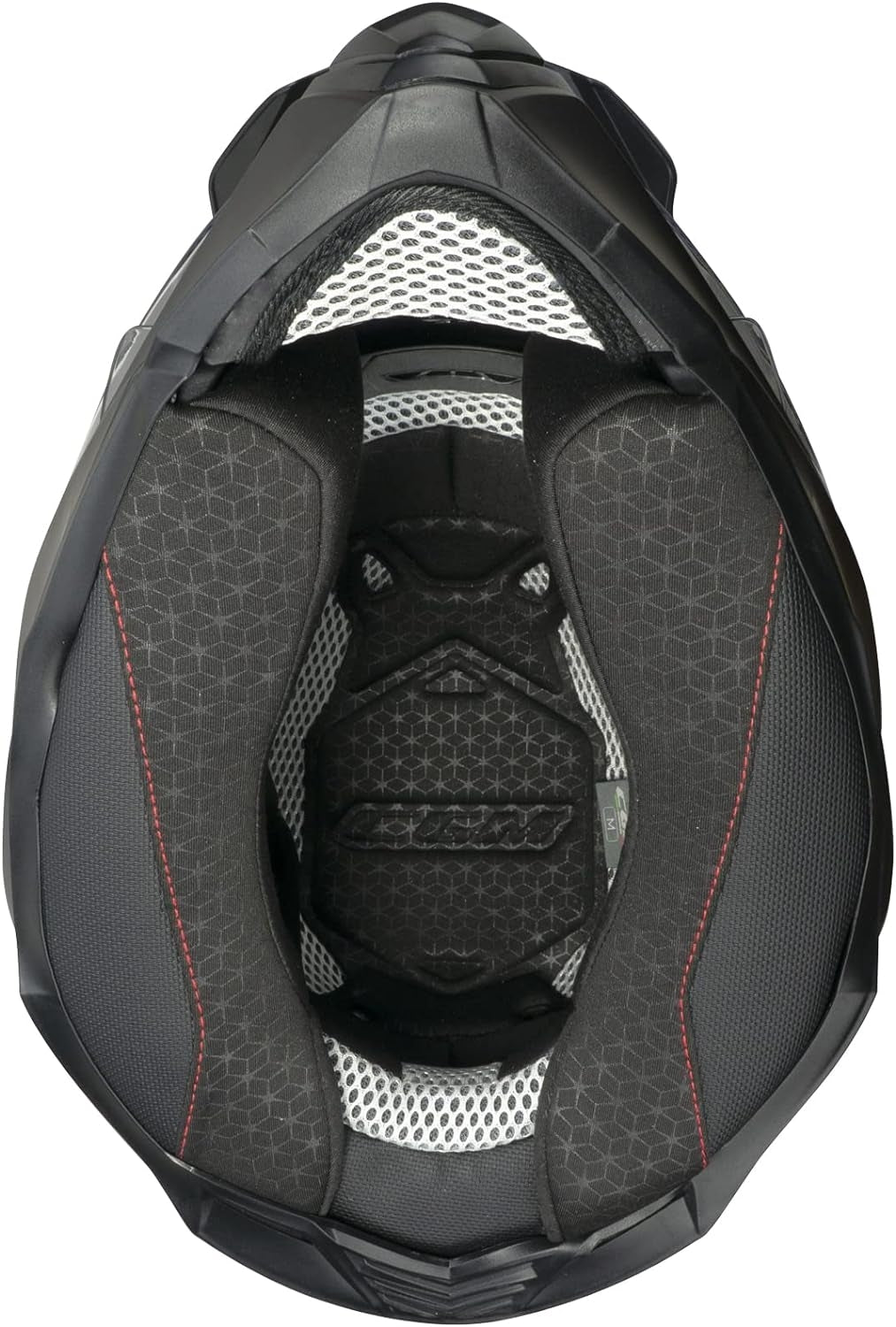 CGM 666A TWIN Mono Casco de Moto Todoterreno Aventura Nero Opaco