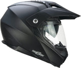 CGM 666A TWIN Mono Casco de Moto Todoterreno Aventura Nero Opaco