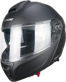 CGM 560A MAD MONO CASCO MODULAR DE MOTO NEGRO MATE