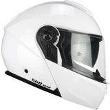CGM 560A MAD MONO CASCO MODULAR DE MOTO BLANCO