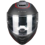 CGM 560G MAD RIDE TURISMO CASCO MODULAR NEGRO ROJO MATE