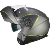 CGM 560G MAD RIDE Grafito Casco Modular Amarillo Fluorescente Mate