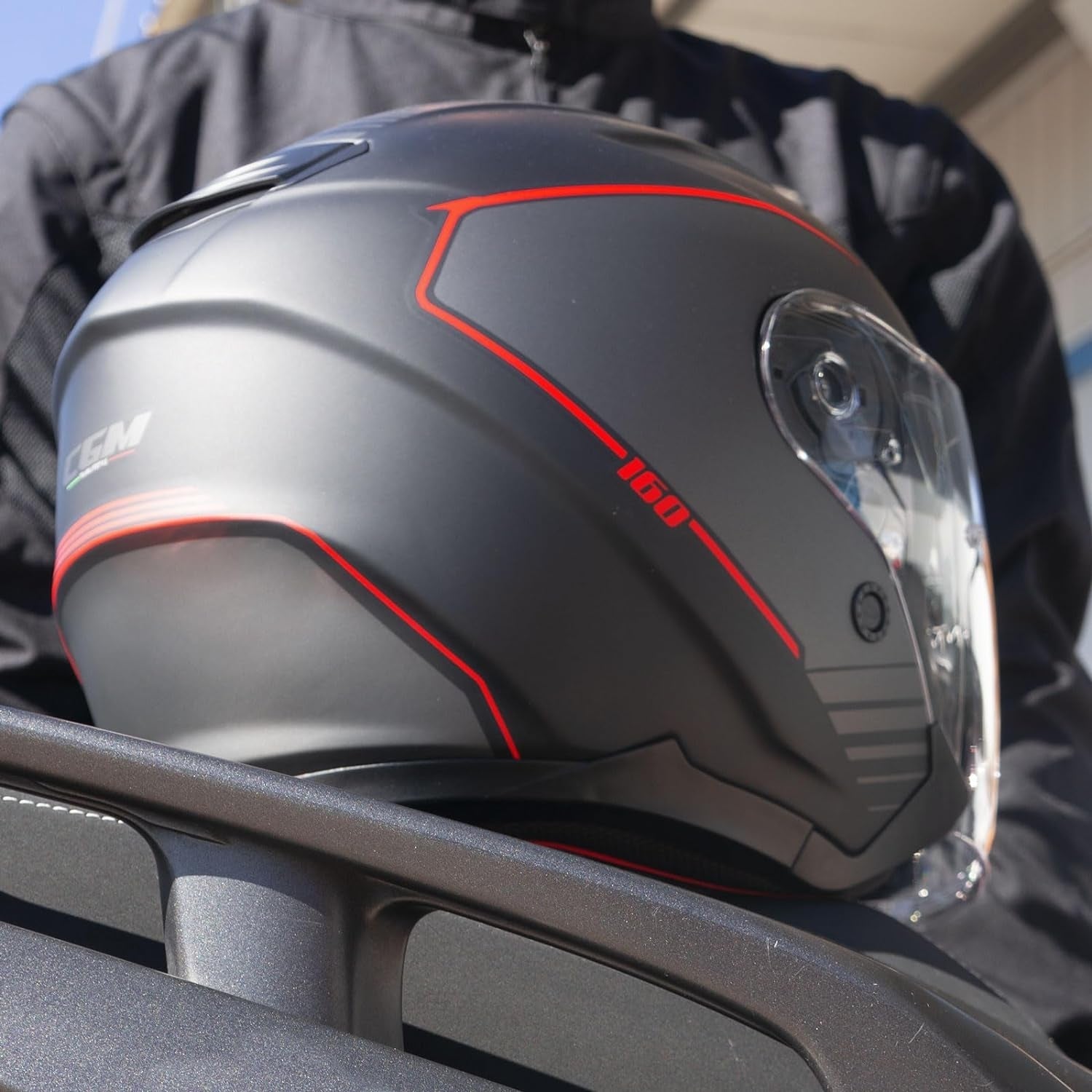 CGM - 160G JAD RIDE Nero Rosso opaco