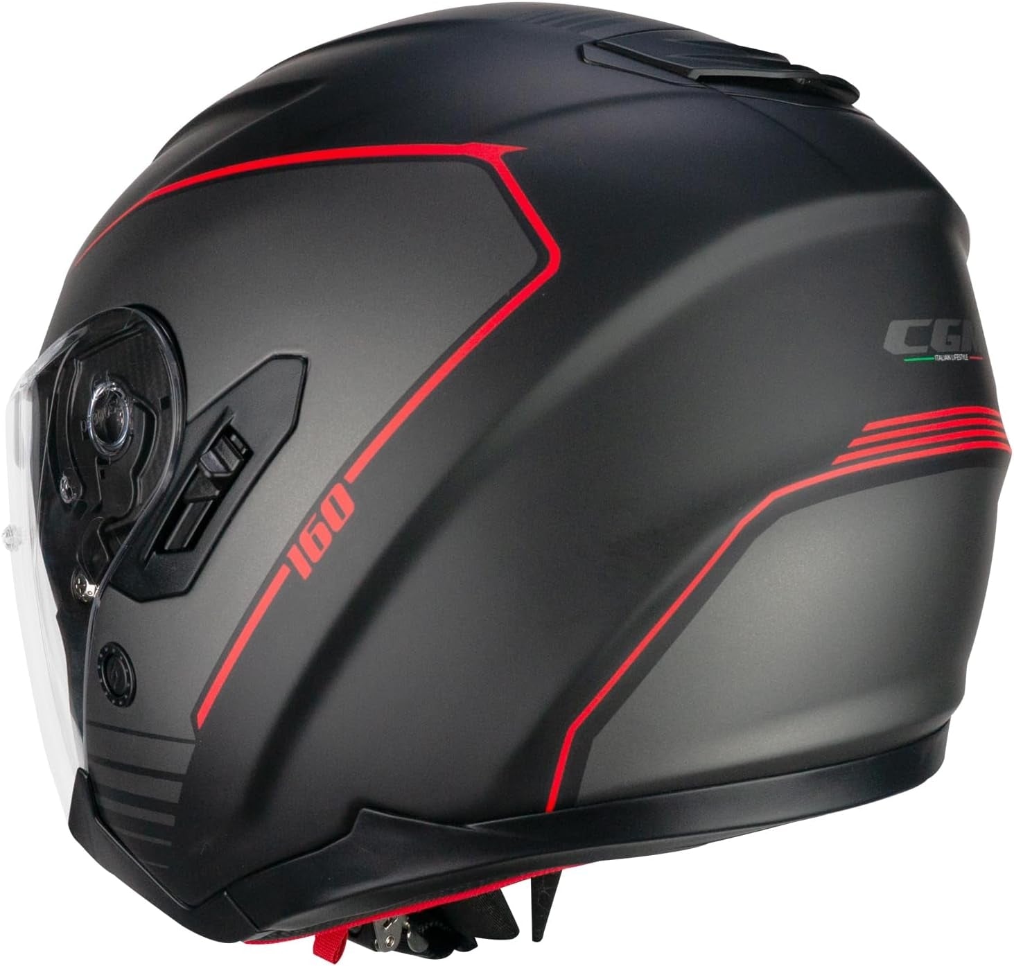 CGM - 160G JAD RIDE Nero Rosso opaco