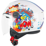 CGM 261G MINI COMICS URBAN MOTO CAPACETE ABERTO