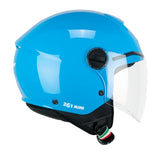 CGM 261A Niños Abierto Casco Celeste
