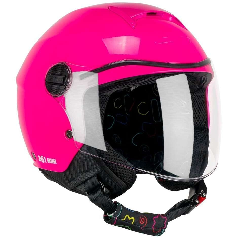 CGM 261A Niños jet casco Fucsia