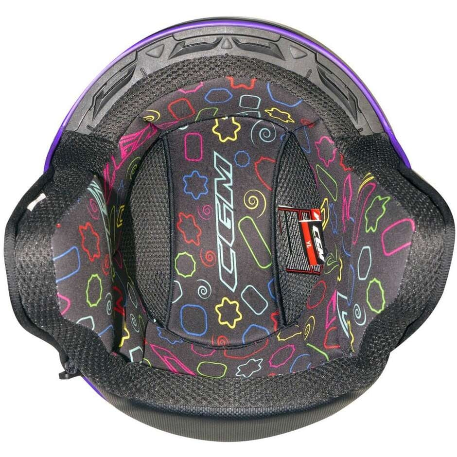 CGM - 261A MINI MONO ABIERTO CASCO Azzurro opaco