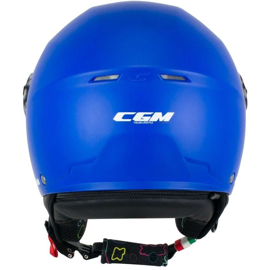 CGM - 261A MINI MONO ABIERTO CASCO Azzurro opaco