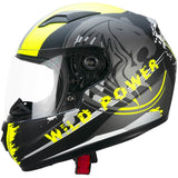 CGM - 265G LUCKY WILD INTEGRAL CASCO Nero Giallo fluo opaco