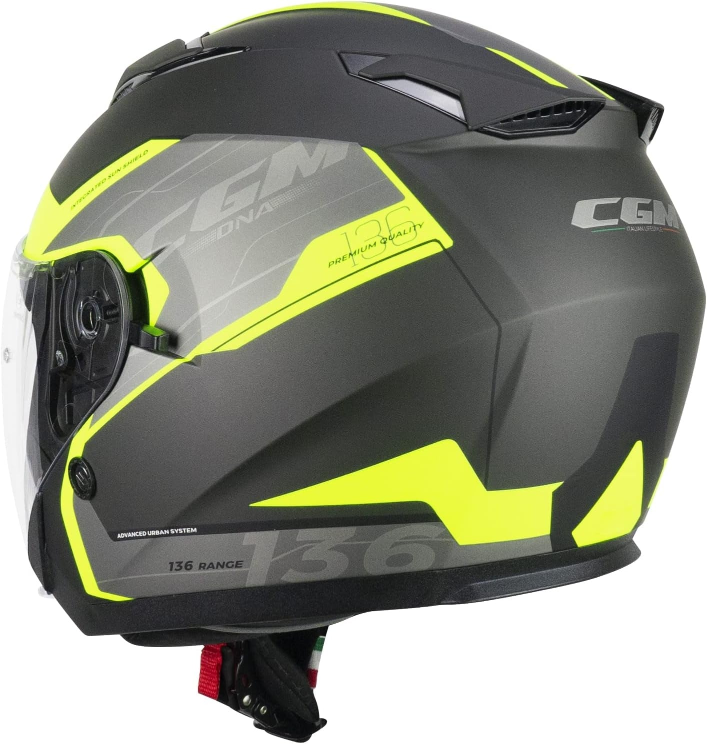 CGM - 136S DNA APACHE Grafite Giallo fluo opaco