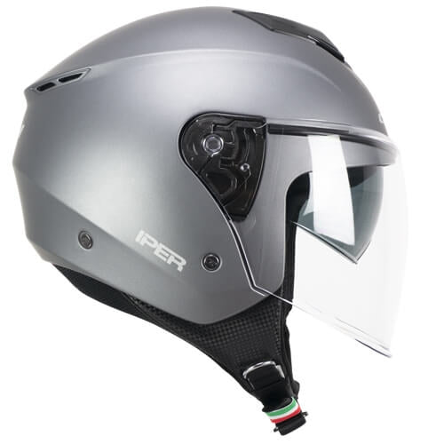 CGM 126A IPER MONO Casco Jet Antracita Satinado